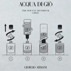 Armani Acqua di Giò Homme Eau de Parfum Spray - nachfüllbar von Clearance