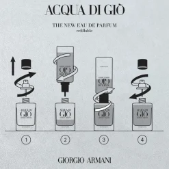 Armani Acqua di Giò Homme Eau de Parfum Spray - nachfüllbar von Clearance