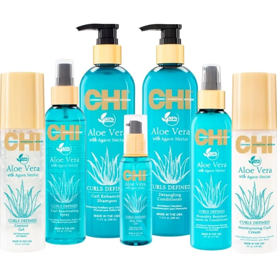 CHI Aloe Vera Curls Defined Control Gel von Hot