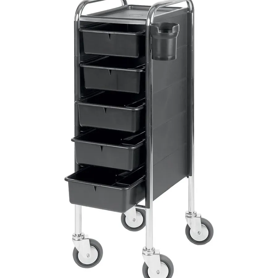 Efalock Professional Arbeitswagen Arbeitswagen Piccolo 84/5 Große Rollen von