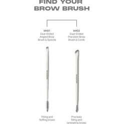 Morphe Augenpinsel M401 Dual-Ended Angled Brow Brush & Spoolie von