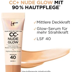 it Cosmetics BB-Cream CC+ Nude Glow SPF 40 von Hot