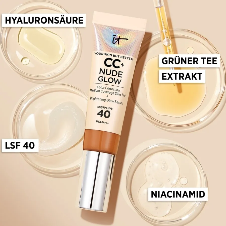 it Cosmetics BB-Cream CC+ Nude Glow SPF 40 von Hot