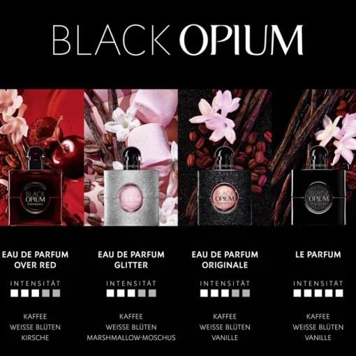 Yves Saint Laurent Black Opium Eau de Parfum Spray Glitter von