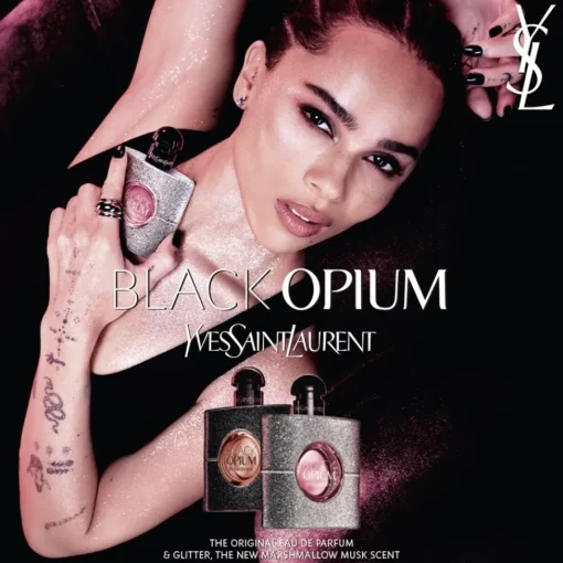 Yves Saint Laurent Black Opium Eau de Parfum Spray Glitter von