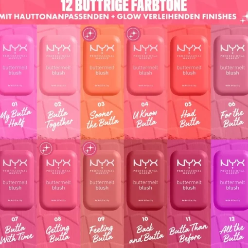 NYX Professional Makeup Blush Buttermelt Blush von Online