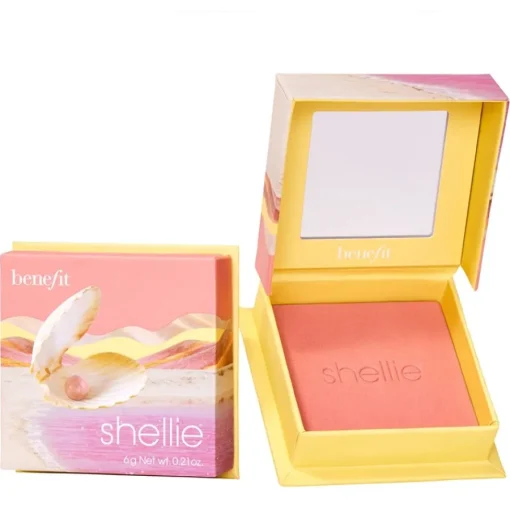 Benefit Blush Shellie Rouge Softem Rosa mit Perlmuttschimmer von