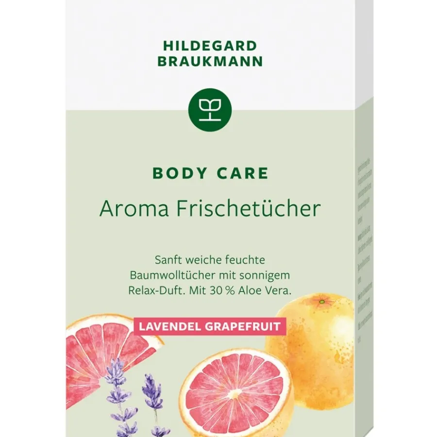 Hildegard Braukmann Body Care Aroma Frischetücher Lavendel Grapefruit von Sale
