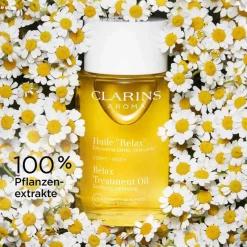 CLARINS Huile "Relax" Entspannendes, beruhigendes Körperpflege-Öl aus 100% Pflanzenextrakten Discount