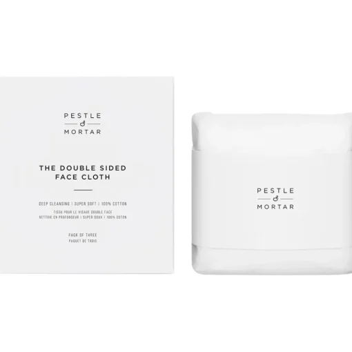 Pestle u0026 Mortar Cleansing & Toning Double Sided Face Cloths von Pestle & Mortar Hot