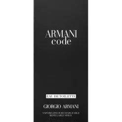 Armani Code Homme Eau de Toilette Spray - nachfüllbar von