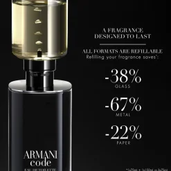 Armani Code Homme Eau de Toilette Spray - nachfüllbar von