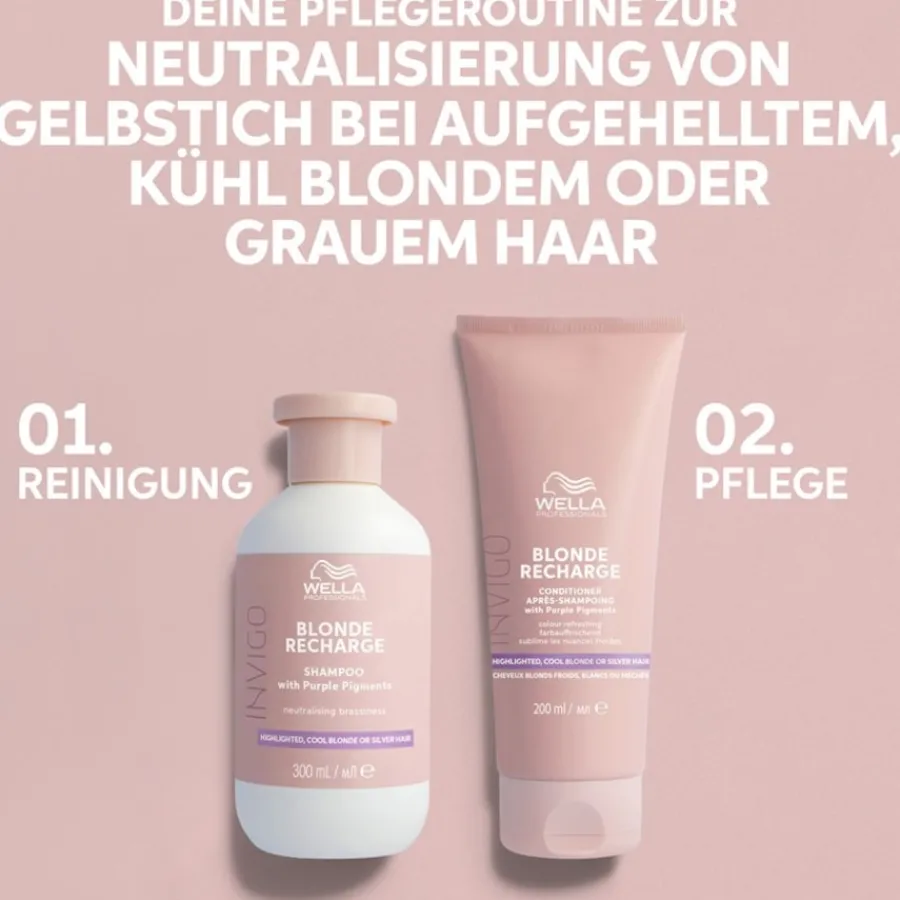 Wella Color Recharge Color Refreshing Shampoo Cool Blonde Blond Recharge von