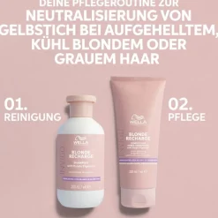 Wella Color Recharge Color Refreshing Shampoo Cool Blonde Blond Recharge von