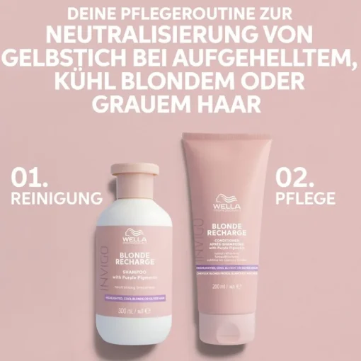 Wella Color Recharge Color Refreshing Conditioner Cool Blonde Blonde Recharge von New