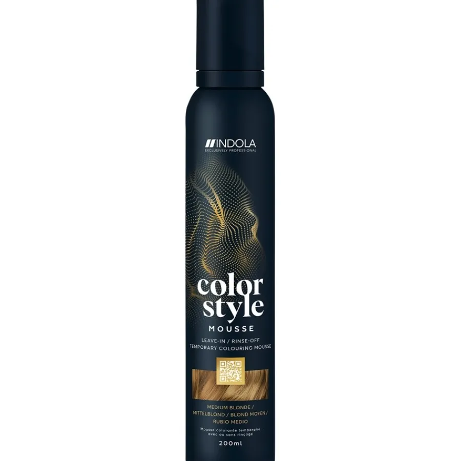 INDOLA Color Style Mousse Medium Blonde von