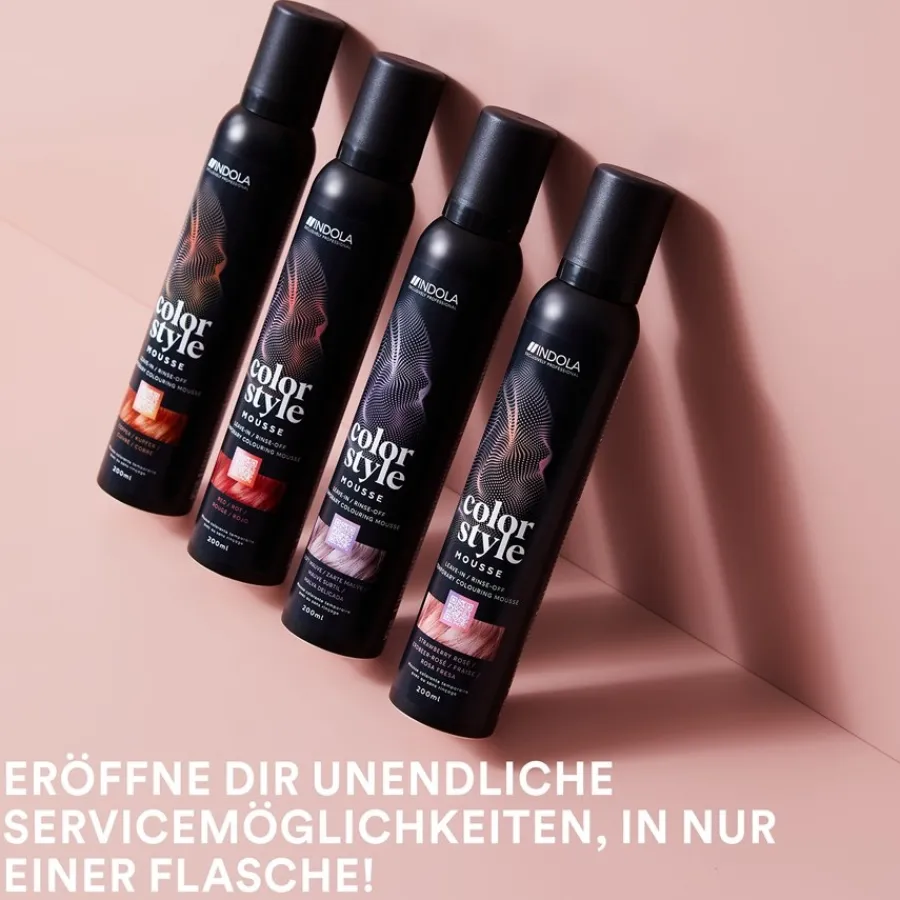 INDOLA Color Style Mousse Strawberry Rose von