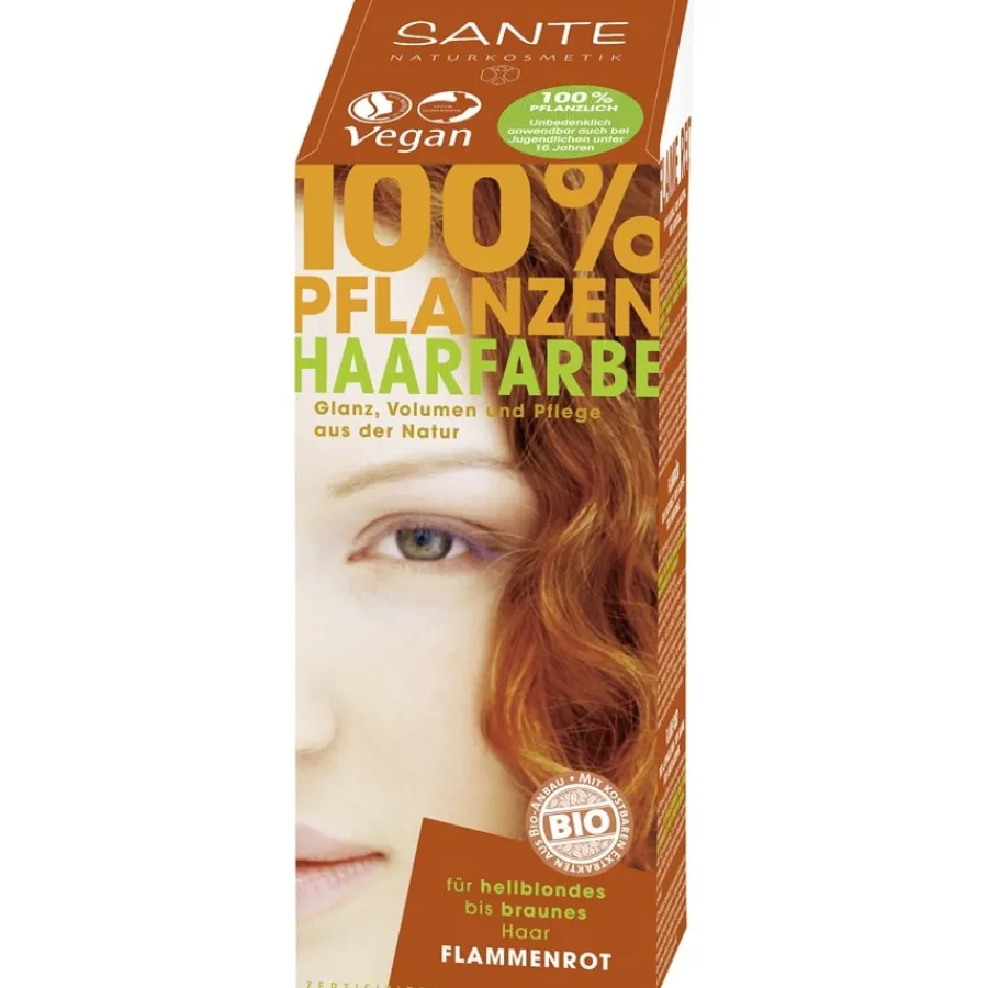 Sante Naturkosmetik Coloration 100% Pflanzen-Haarfarbe-Pulver von Outlet