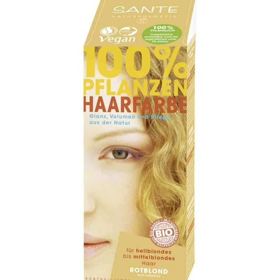Sante Naturkosmetik Coloration 100% Pflanzen-Haarfarbe-Pulver von Outlet