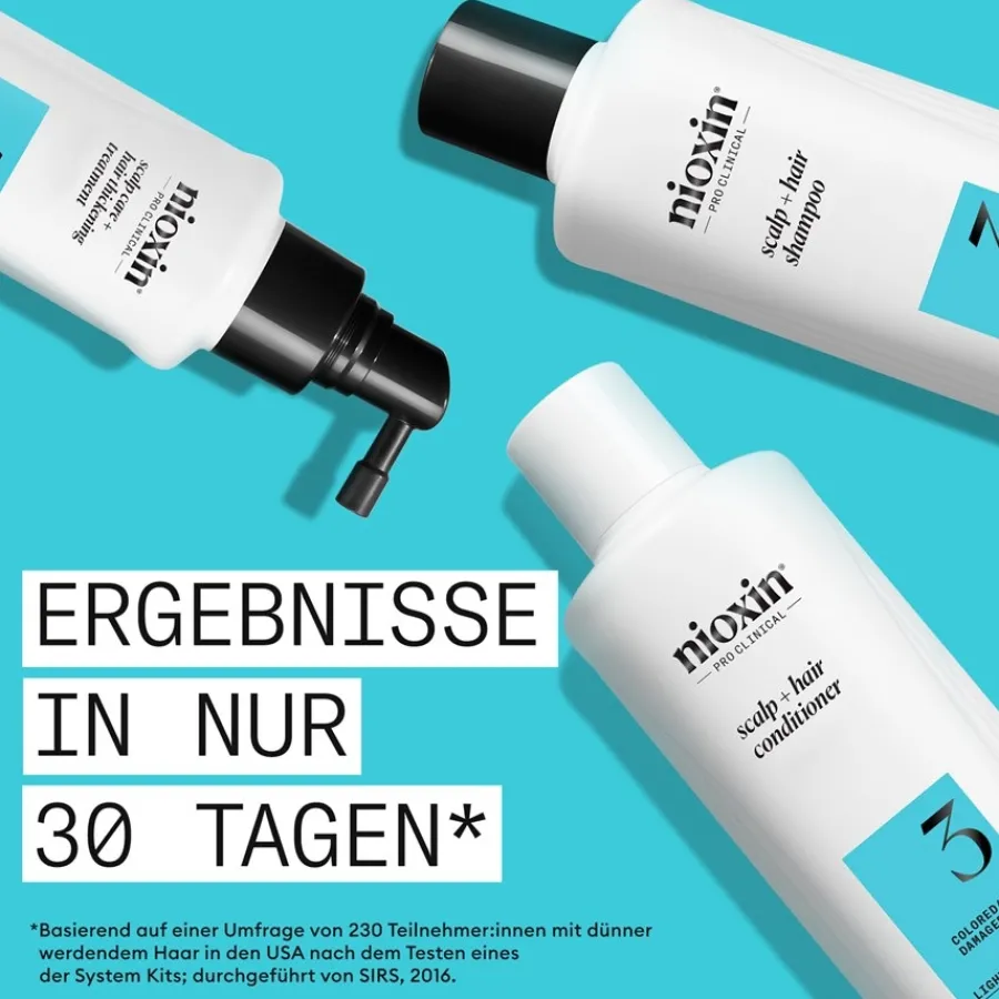 Nioxin Coloriertes, dezent dünner werdendes Haar Cleanser Shampoo Colored Hair Light Thinning von