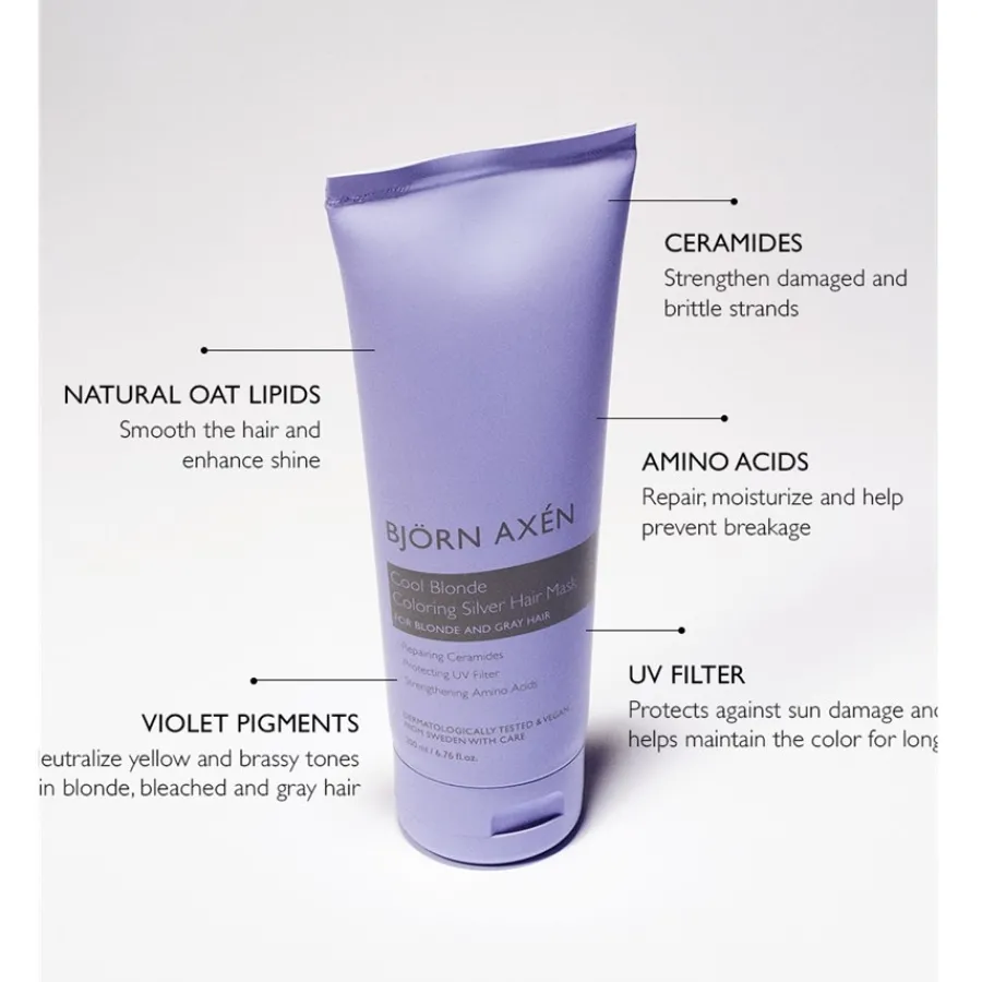 Bjou0308rn Axeu0301n Cool Blonde Coloring Silver Hair Mask von Bjo¨rn Axe´n Sale
