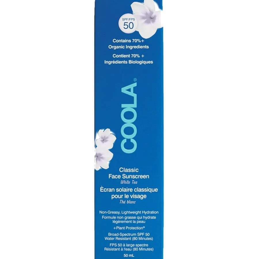 Coola Classic Face Sunscreen SPF 50 White Tea Hot