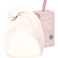 GLOV Doppelseitiger Satin-Mikrofaser Haarturban Hair Wrap Satin von