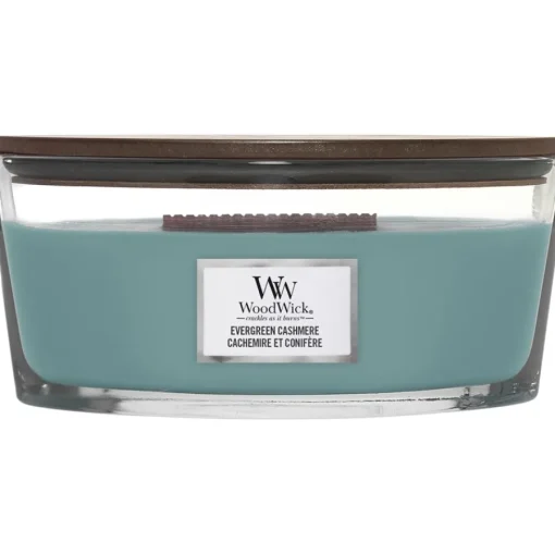 WoodWick Duftkerzen Ellipse Evergreen Cahsmere von
