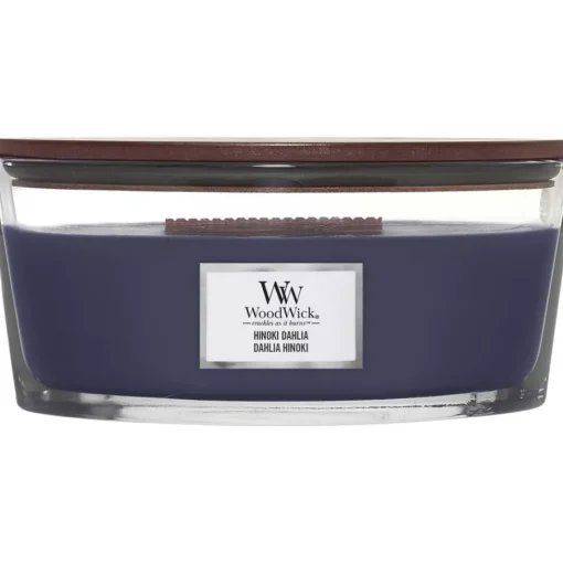 WoodWick Duftkerzen Ellipse Hinoki Dahlia von Outlet