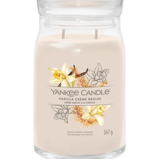 Yankee Candle Duftkerzen Vanilla Crème Brulee von Clearance