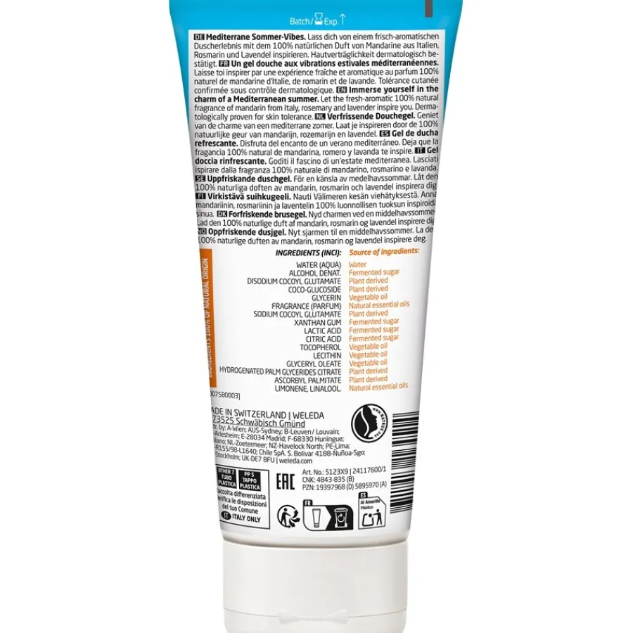 Weleda Duschpflege Mandarino di Capri Duschgel von