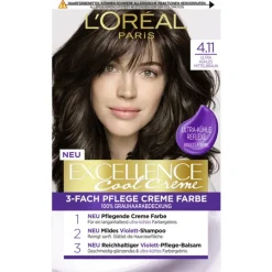 Lu2019Oru00E9al Paris Excellence Creme Cool Creme Haarfarbe von L’Oréal Paris 7.11 Ultra ku00FChles Mittelblond Hot