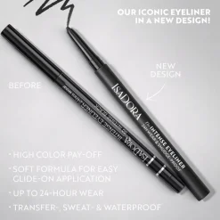 Isadora Eyeliner & Kajal The Intense Eyeliner 24H Wear & Smudge-Proof von Discount