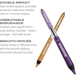 Morphe Eyeliner Bi-Liner Dual-Ended Gel Pencil von New