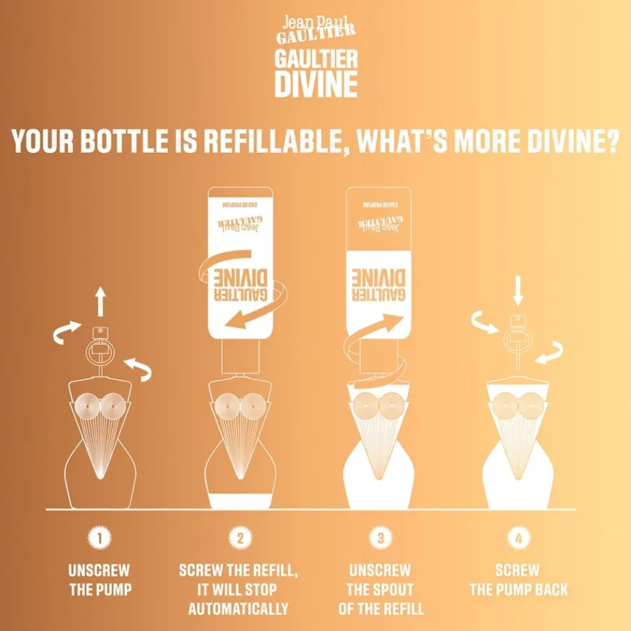 Jean Paul Gaultier Gaultier Divine Eau de Parfum Refill von Best