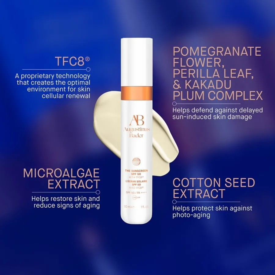 Augustinus Bader Gesicht The Sunscreen SPF 50 von