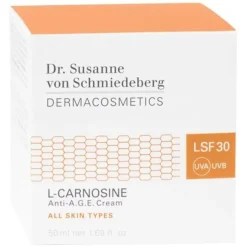 Dr. Susanne von Schmiedeberg Gesichtscremes L-Carnosine Anti-A.G.E. Cream LSF 30 von Clearance