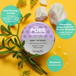 Benefit Gesichtsmasken The POREfessional Deep Retreat - Poren klärende Tonerde Maske von