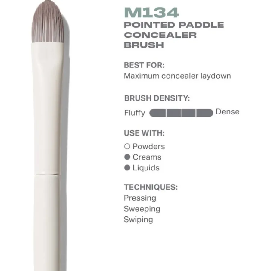 Morphe Gesichtspinsel M134 Pointed Paddle Concealer Brush von