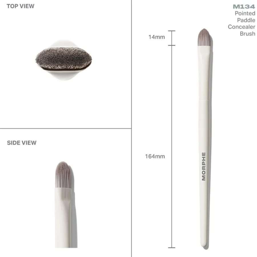 Morphe Gesichtspinsel M134 Pointed Paddle Concealer Brush von
