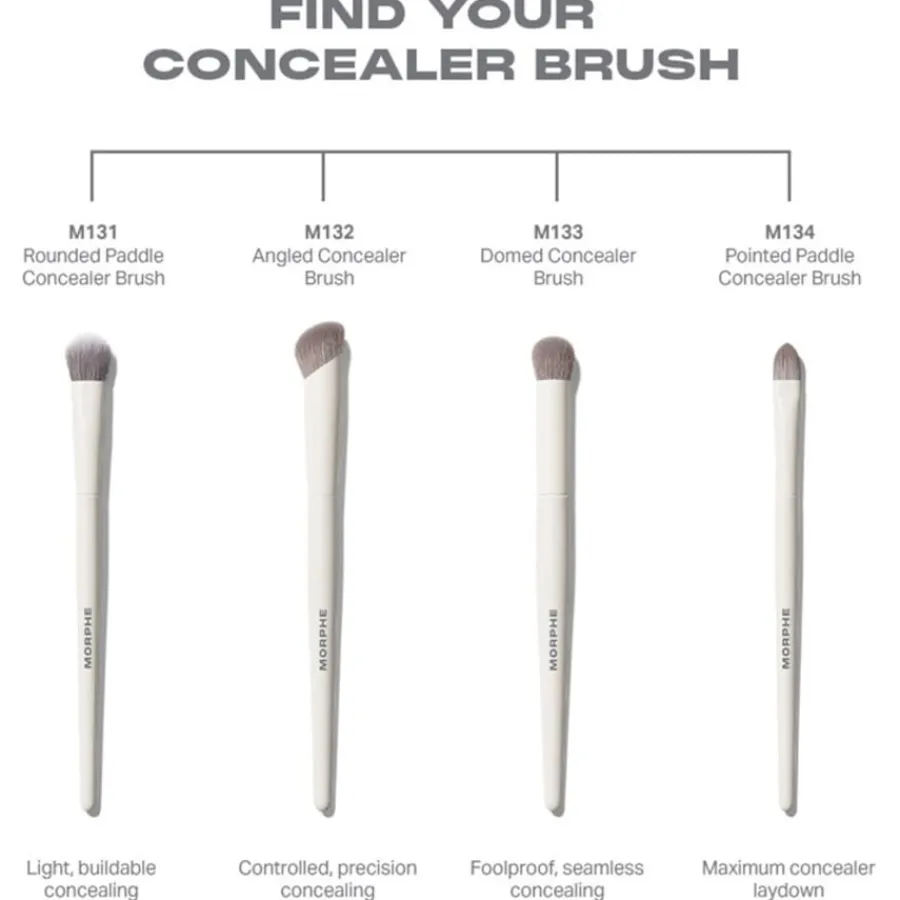 Morphe Gesichtspinsel M134 Pointed Paddle Concealer Brush von