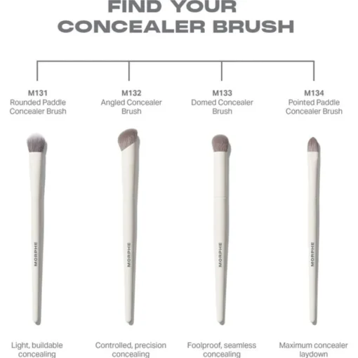 Morphe Gesichtspinsel M131 Rounded Paddle Concealer Brush von Hot