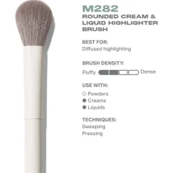 Morphe Gesichtspinsel M282 Rounded Cream & Liquid Highlight Brush von