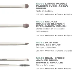 Morphe Gesichtspinsel-Sets Best of Blends 8-Piece Face & Eye Brush Set von Sale