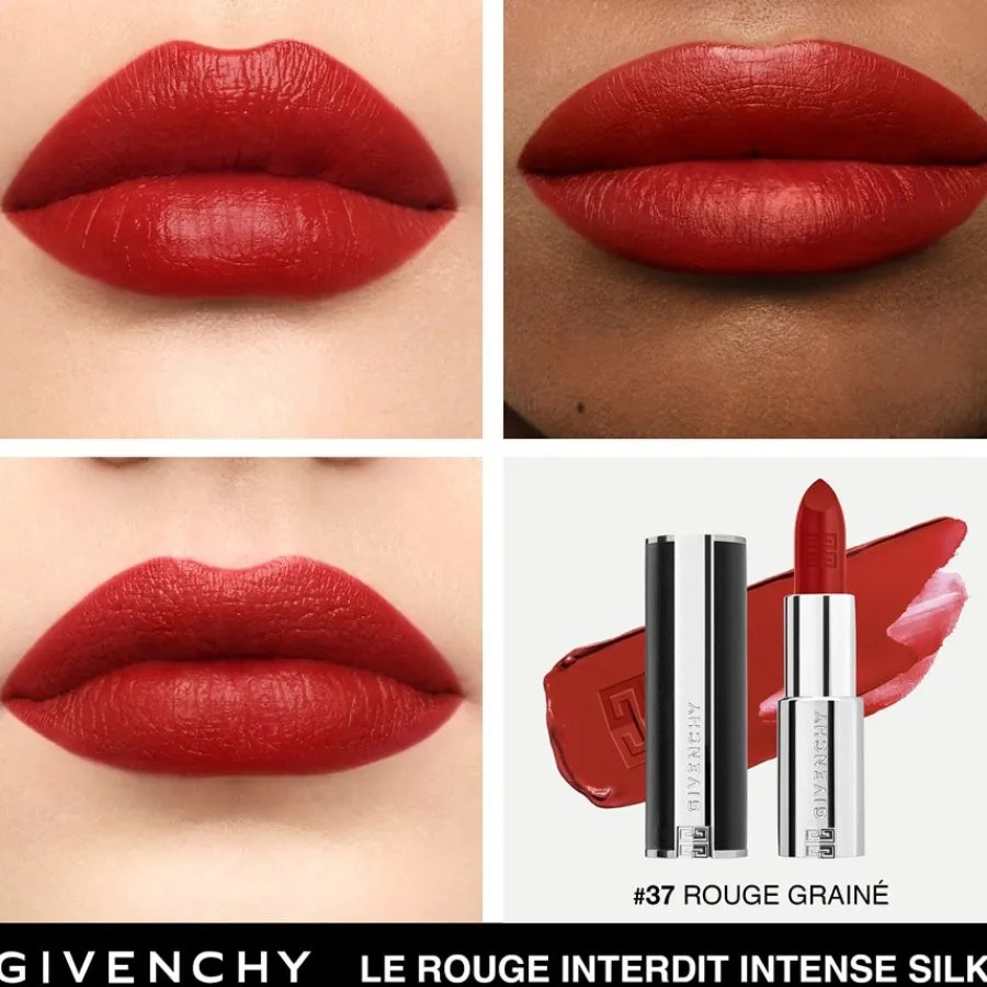 GIVENCHY LIPPEN MAKE-UP Le Rouge Interdit Intense Silk