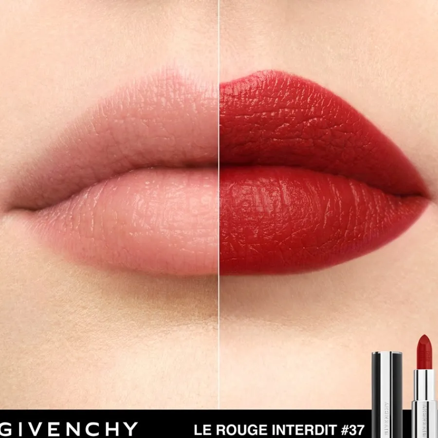 GIVENCHY LIPPEN MAKE-UP Le Rouge Interdit Intense Silk