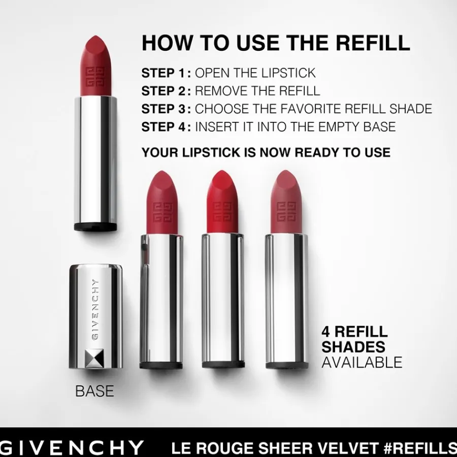 GIVENCHY LIPPEN MAKE-UP Le Rouge Sheer Velvet