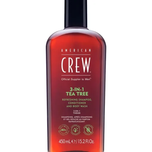 American Crew Haarpflege & Körperpflege 3-in-1 Tea Tree Refreshing Shampoo, Conditioner and Body Wash von