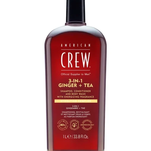 American Crew Haarpflege & Körperpflege 3-in-1 Ginger + Tea Shampoo, Conditioner and Body Wash von Outlet