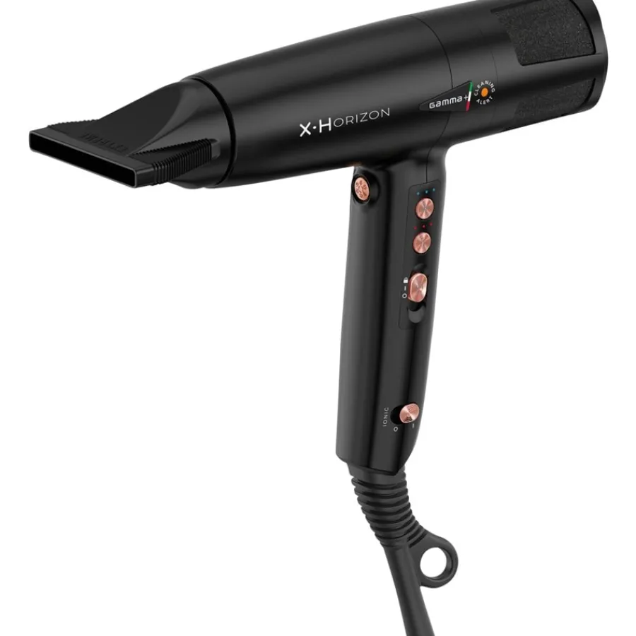 GAMMAu002B Haartrockner X. Horizon mattes Schwarz von GAMMA+ Outlet